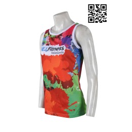 VT122 Sublimation gym vest whole printed vest fashion printed vest design casual sporty vest matching Hong Kong supplier company VT122 Sublimation gym vest whole printed vest fashion printed vest design casual sporty vest matching Hong Kong supplier company